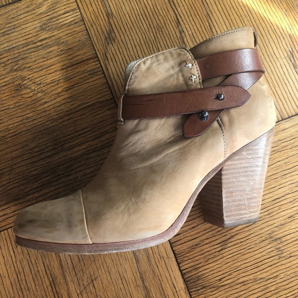 Rag & bone camel suede harrow booties, size 39.5 - Picture 7 of 13